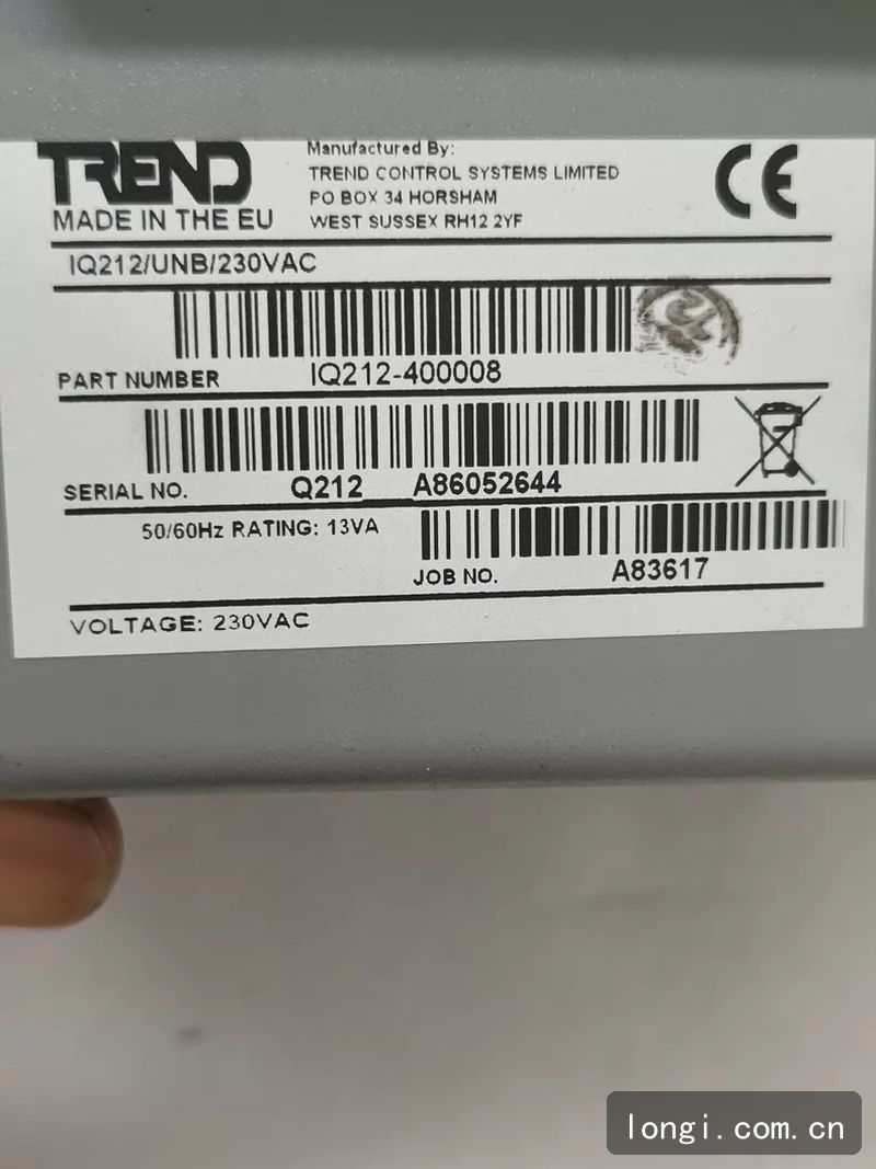 TREND卓靈IQ212-400008控製（zhì）器 工業控製模塊 配件機現貨 機械附件/儀器配件 04.jpg