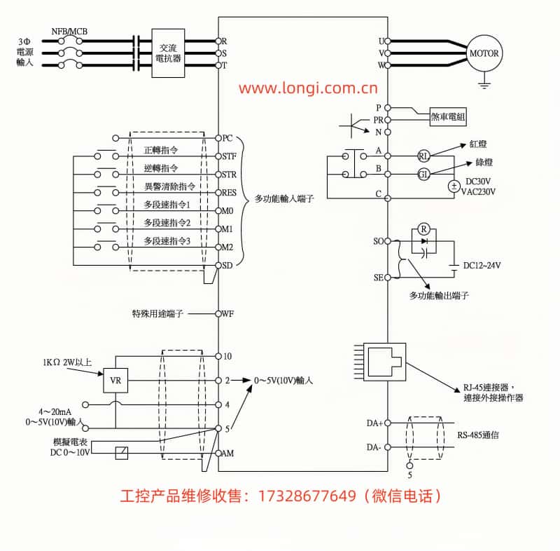 士林(lín)變頻器SE2係列標準配(pèi)線圖.jpg 士林變頻器SE2係列標準配線圖.jpg